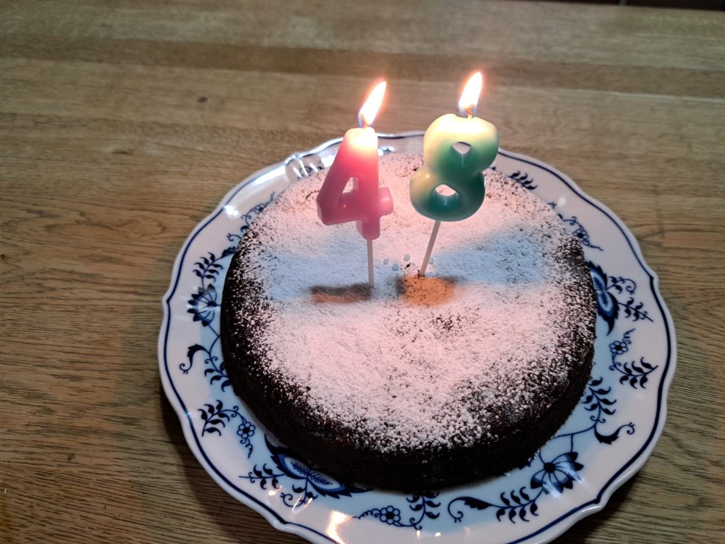 誕生日のケーキ
